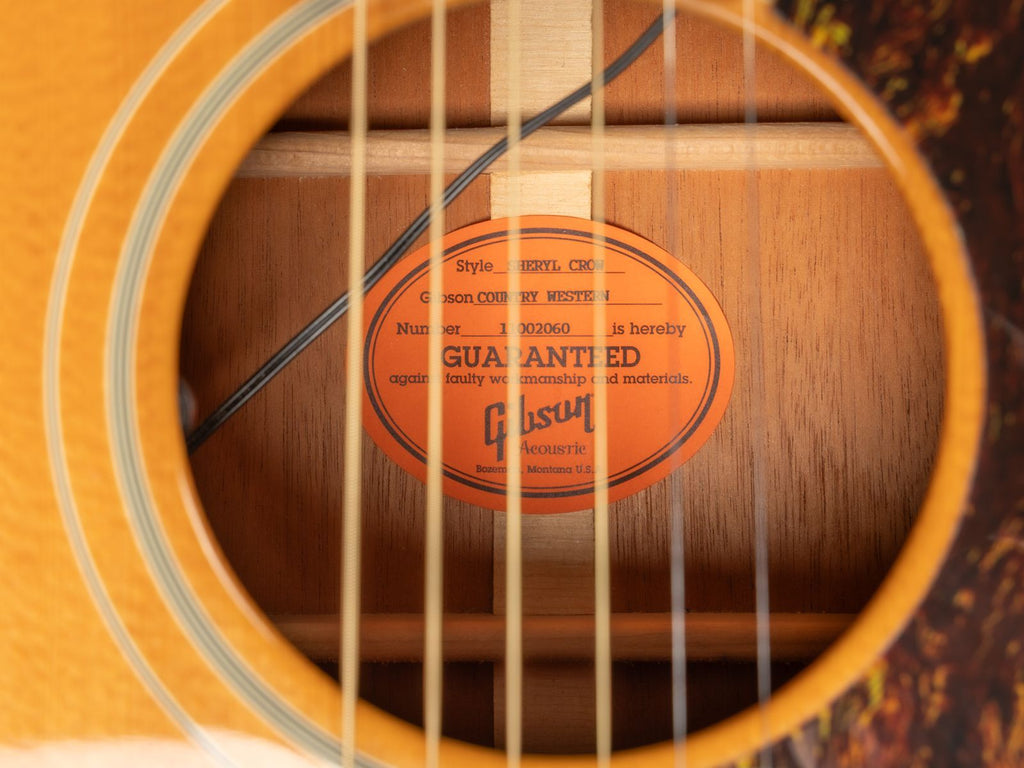 2012 Gibson Sheryl Crow Signature Country Western - Natural | USA Montana All Solid Square Shoulder Dreadnought L.R. Baggs Pickup | OHSC