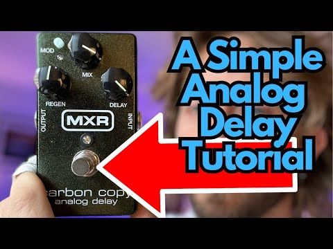 (Excellent Condition) MXR M169 Carbon Copy Analog Delay 2008 - Present - Green