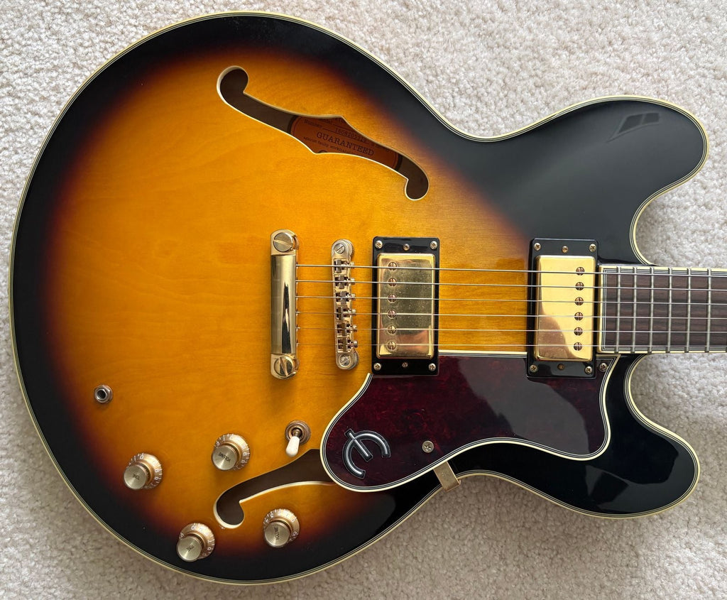 2016 Epiphone Sheraton II Pro with Rosewood Fretboard - Vintage Sunburst - w/HSC